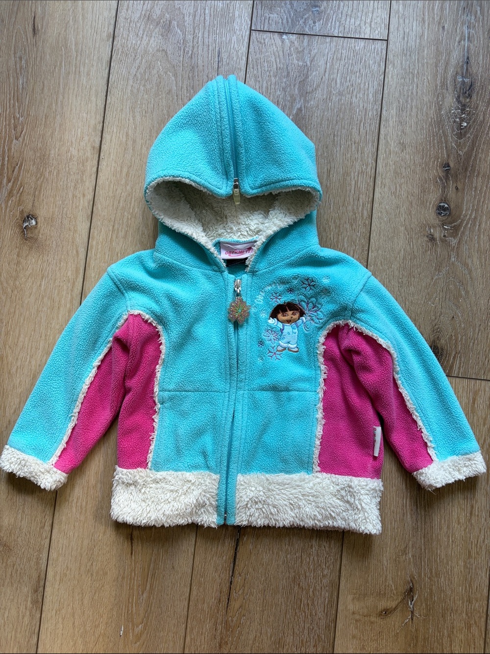 VTG Dora The Explorer Obermeyer Jacket Sz Small 4/5 Nick Jr. Nickelodeon Girls